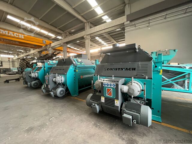Betonkeverő, ikertengelyes keverő Constmach Twin shaft mixer (concrete mixer)