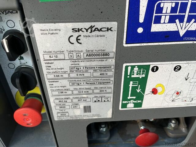 Telescopisch mastplatform Skyjack SJ12