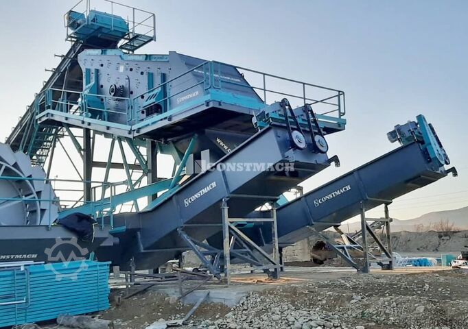 Impianto di lavaggio sabbia / Impianto di lavaggio ghiaia Constmach Sand Washing Machines Screw sand washer (spiral sand washing)