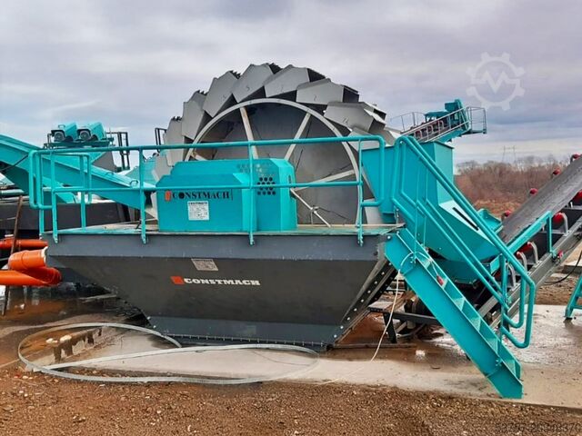 Impianto di lavaggio sabbia / lavatrice per ghiaia Constmach Sand Washing Machine Bucket wheel sand washing machine
