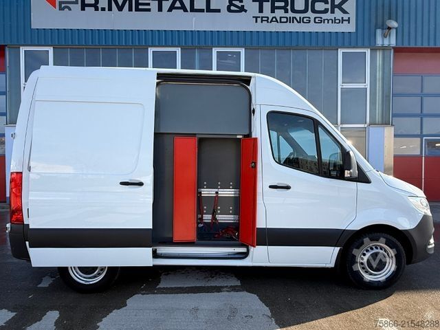 High top van MERCEDES-BENZ 314 CDI Sprinter III Kasten Hoch Sortimo Ausbau