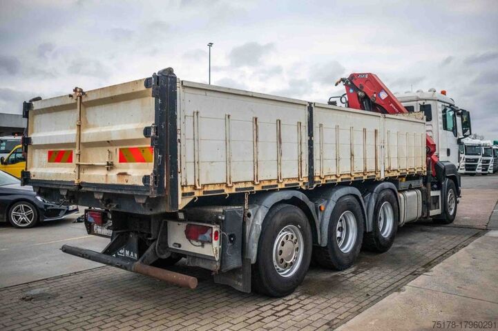 Kipper met kraan MAN TGS 35.440 BB - HMF 2020K3