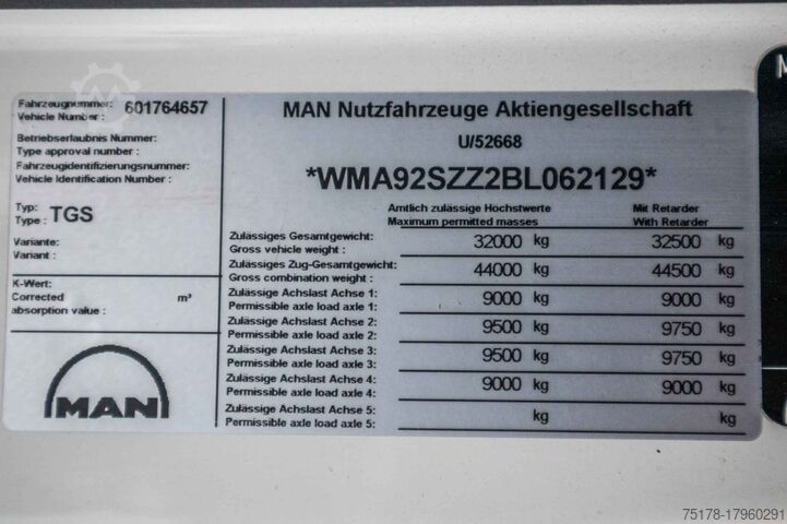 Kipper met kraan MAN TGS 35.440 BB - HMF 2020K3