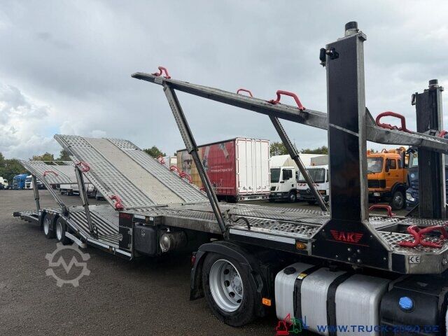 Semirimorchio portacontainer per auto  Aksoylu AKT2 6er Autozug 3 Doppelstock FB 1.Hand