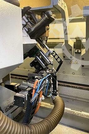 Automatische kantenaanlijmlijn met 4 machines HOMAG KAL Profi 330+KAL Profi 370+Profi TBL100