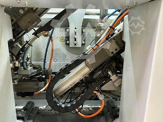 Automatische kantenaanlijmlijn met 4 machines HOMAG KAL Profi 330+KAL Profi 370+Profi TBL100