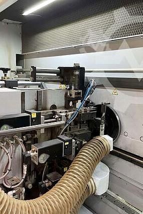 Automatische kantenaanlijmlijn met 4 machines HOMAG KAL Profi 330+KAL Profi 370+Profi TBL100