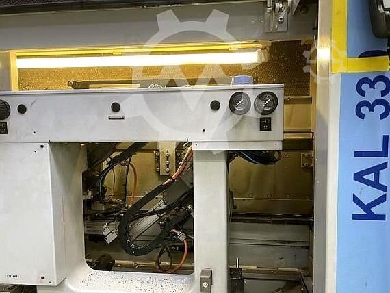 Automatische kantenaanlijmlijn met 4 machines HOMAG KAL Profi 330+KAL Profi 370+Profi TBL100