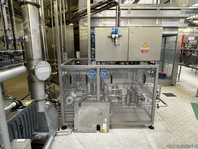 Krones Kettner Sidel Heuft, Robopac, Videojet afvullijn voor glazen flessen (meermalig gebruik) (201 Krones Kettner Sidel Abfülllinie für Glasflaschen (Mehrweg)