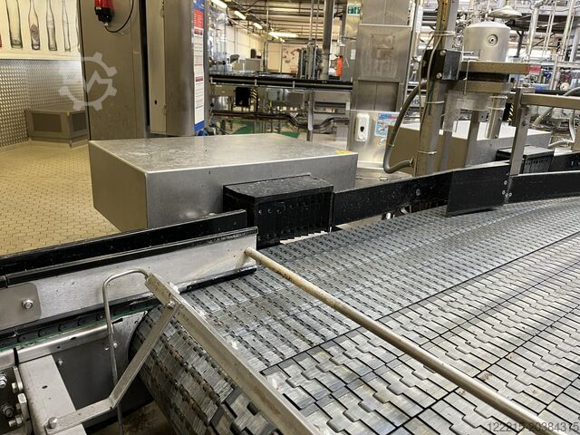 Krones Kettner Sidel Heuft, Robopac, Videojet afvullijn voor glazen flessen (meermalig gebruik) (201 Krones Kettner Sidel Abfülllinie für Glasflaschen (Mehrweg)