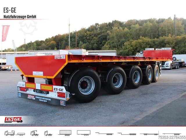 Werkplatform oplegger ES-GE 5-Achs-Ballastauflieger