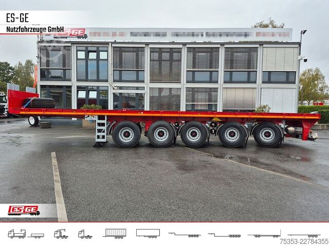 Werkplatform oplegger ES-GE 5-Achs-Ballastauflieger