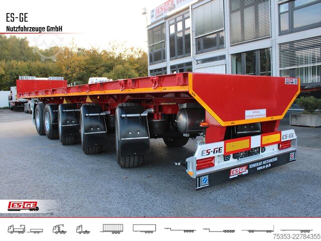 Werkplatform oplegger ES-GE 5-Achs-Ballastauflieger