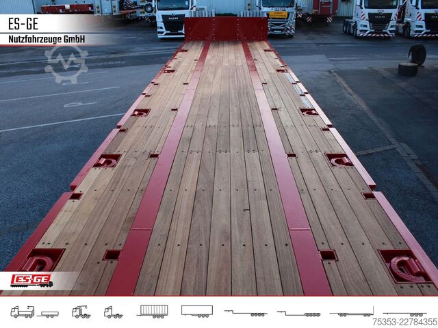 Werkplatform oplegger ES-GE 5-Achs-Ballastauflieger
