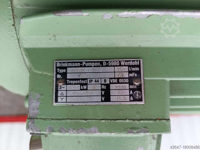 Vízszivattyú merülőszivattyú Brinkmann Pumps D-5980