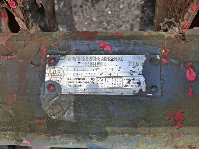 Eje BPW KHZF 11010-15 ECO