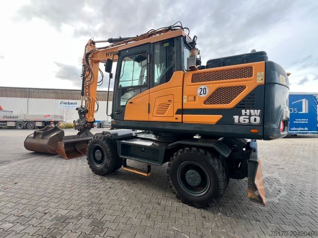 Pelle sur pneus HYUNDAI HW 160 / OQ 65 /  nur 714h! / Löffelpaket