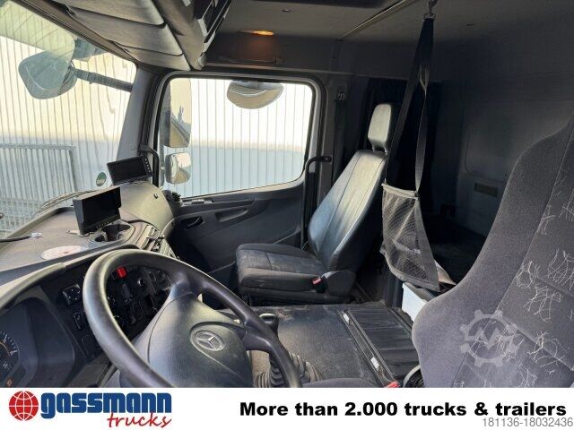 Autocarro con cassone fisso Mercedes-Benz Axor 2536/43 L 6x2 mit Heckkran Palfinger PK 24502