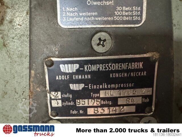 Otros ALUP -Kompressor, 2x 4-Zylinder, 1500l