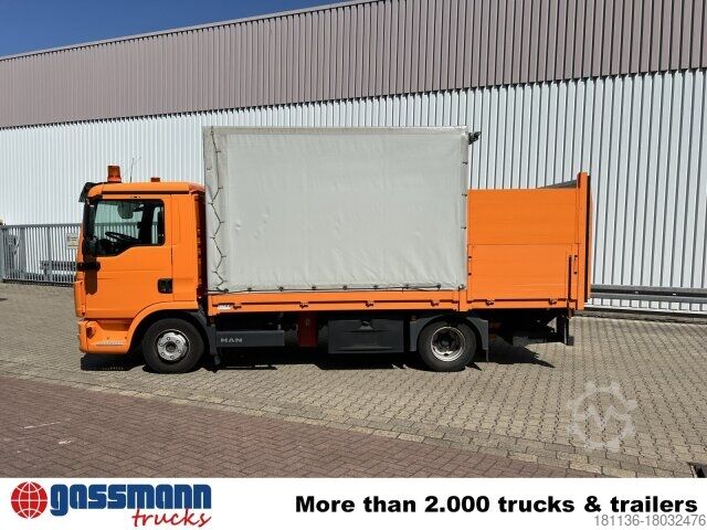 Pick-up furgon MAN TGL 7.180 4X2 BL mit LBW BÄR