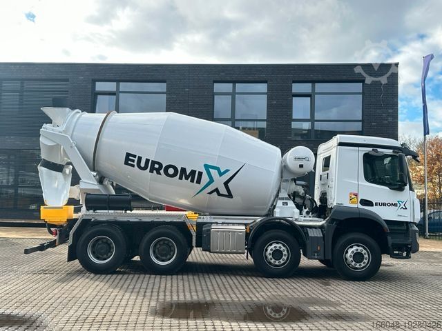 Betonmixer vrachtwagen MERCEDES-BENZ Arocs 5 3540 8x4 EURO 6e EuromixMTP EM 9 L
