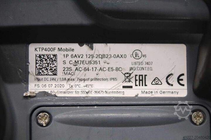 Panou Multi Touch Simatic Siemens KTP400F Mobile 6AV21252DB230AX0