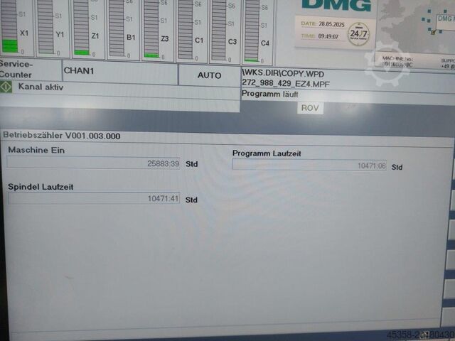 CNC-Dreh- und Fräszentrum DMG CTX beta 1250 TC