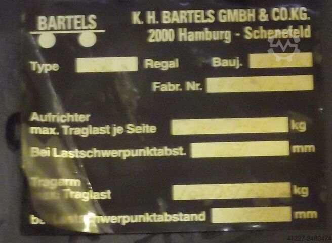 Double-sided cantilever rack Bartels L12