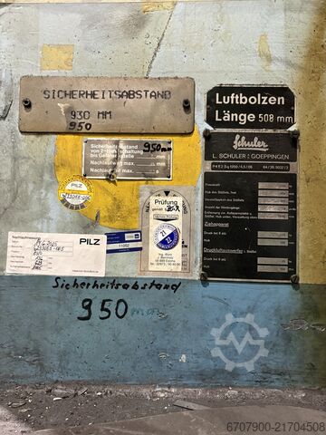 Excentrische pers met dubbele kolom Schuler P4 E2 SQ 1200