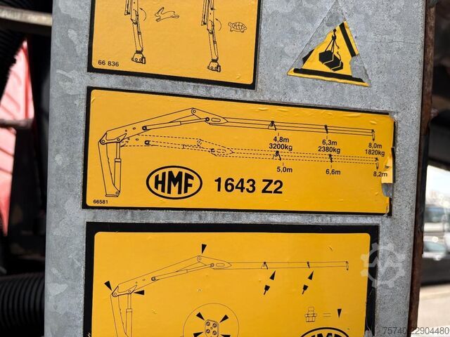 System för krokarm Volvo FM 420 + HMF 1643 Z2---2X EXT. + REMOTE + TIPPE...