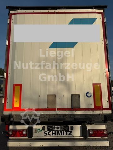 Open semitrailer with tarp SCHMITZ CARGOBULL SCB*S3T*Lift*TÜV*SP*Palettenkasten