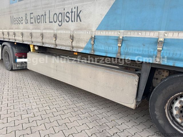 Open semitrailer with tarp SCHMITZ CARGOBULL SCB*S3T*Lift*TÜV*SP*Palettenkasten