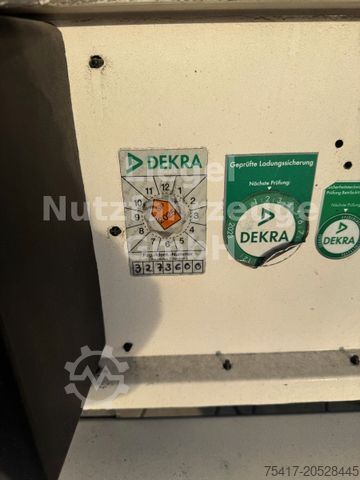 Open semitrailer with tarp SCHMITZ CARGOBULL SCB*S3T*Lift*TÜV*SP*Palettenkasten