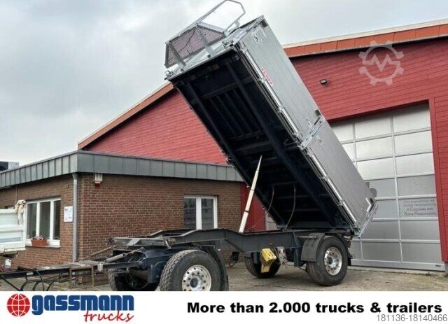 Dreiseitenkipper Anhänger Kempf HKD 18, Alu-Bordwände ca. 13m³