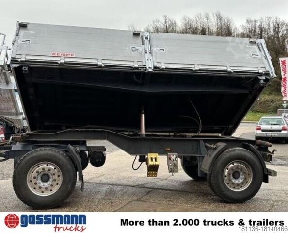 Dreiseitenkipper Anhänger Kempf HKD 18, Alu-Bordwände ca. 13m³