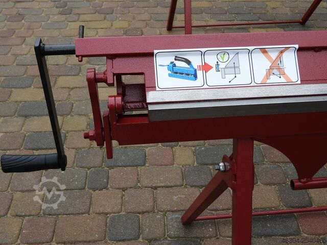 Mașină de îndoire pivotantă Prod-Masz Abkantbank Abkantmaschine RED-1250/0.8 mit einer Wulstmaschine