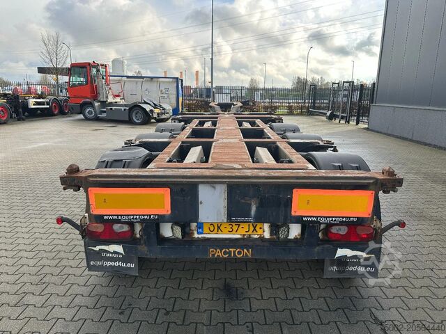 Containervervoer Pacton 45FT HC multi (3x extendable) / liftaxle / BPW ...