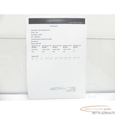 Componente Heidenhain UV 105 ID: 344 980-02 SN:11803610A im Austausch (Exchange)