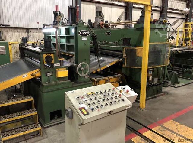 cut-to-length and slitting line Alcos multi-blanking line 72″ x .135″ x 60,000Lb (A3786)