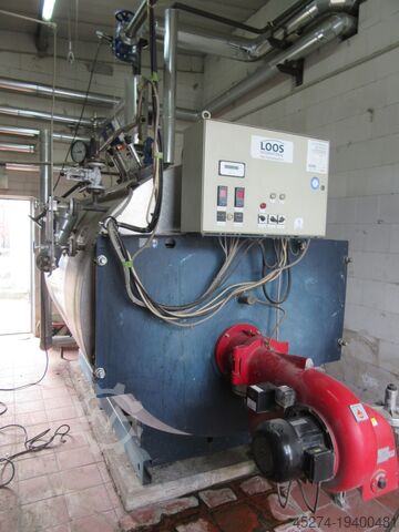 Caldeira a vapor LOOS 2000 kg/h x 13 bar