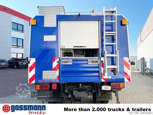 Vrachtauto met open laadbak Iveco 120-23 AW 4x4 Doka, V8-Motor, Gerätewagen,