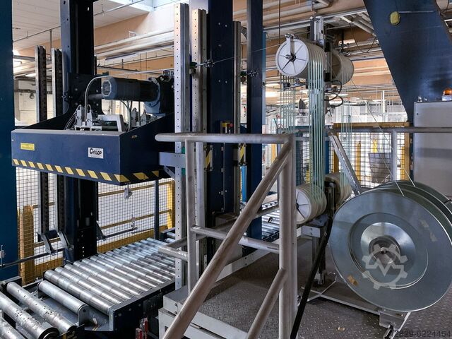 Palletomsnoerings- en foliewikkellijn Cyklop XZE-311-22 und Cyklop GL 1020