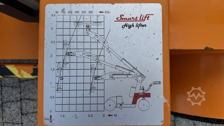 żuraw samojezdny Smartlift 380 outdoor - hight lifter