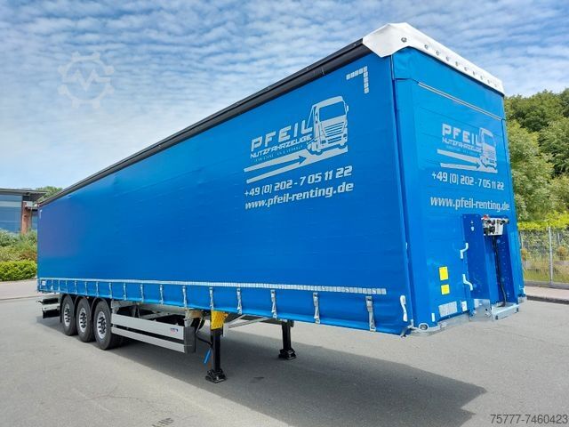 Auflieger mit Pritsche & Plane SCHMITZ CARGOBULL SCS 24/L-Tautliner MIETEN statt KAUFEN