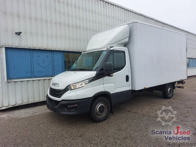 Dubă cu caroserie tip cutie IVECO 35 C 16 Koffer Ladebordwand
