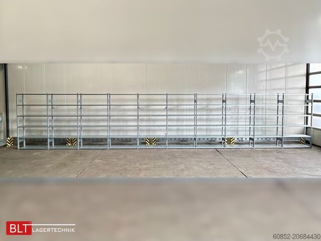 Ställningshylla, lagerhylla, smådelslager ca. 13 lfm Gebrauchtes SSI Schäfer R3000 Fachbodenregal Werkstattregale Handlager