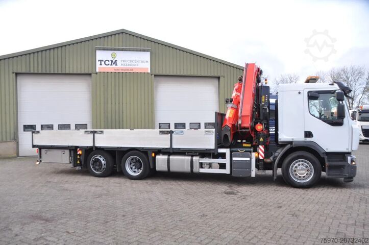 Crane truck Renault Premium Lander 380 6X2 2012 FASSI 45Tm + AFSTAN...