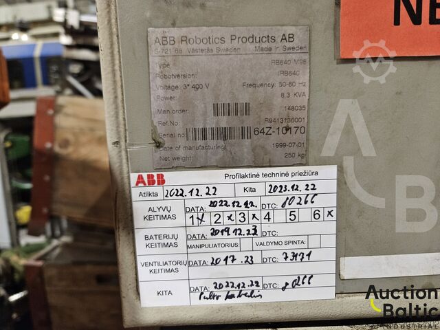 ABB IRB640 M98 industrial robot ABB IRB640 M98