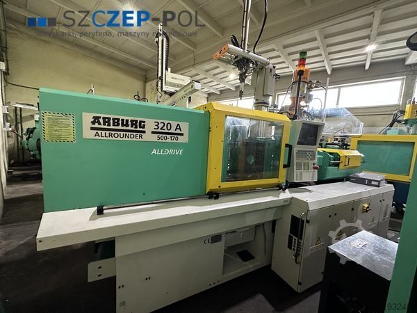 Mašina za brizganje plastike Arburg 320A 500-170 mit dem Angußpicker / Elekt