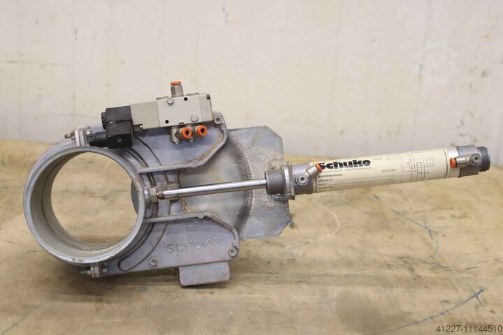 Absperrschieber pneumatisch Schuko Ø 120 mm